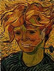 Vincent van Gogh Young Man with a Corflower painting